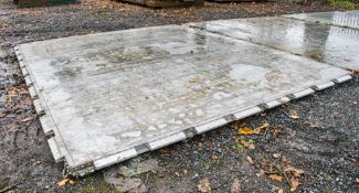 8 ft x 6 ft aluminium road plate/aircraft landing platform (Ex RAF)