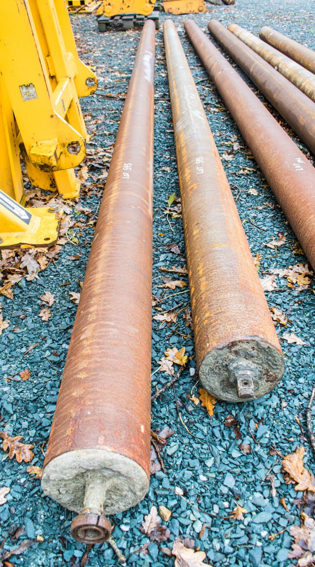 2 - roller striker tubes approximately 17 ft long