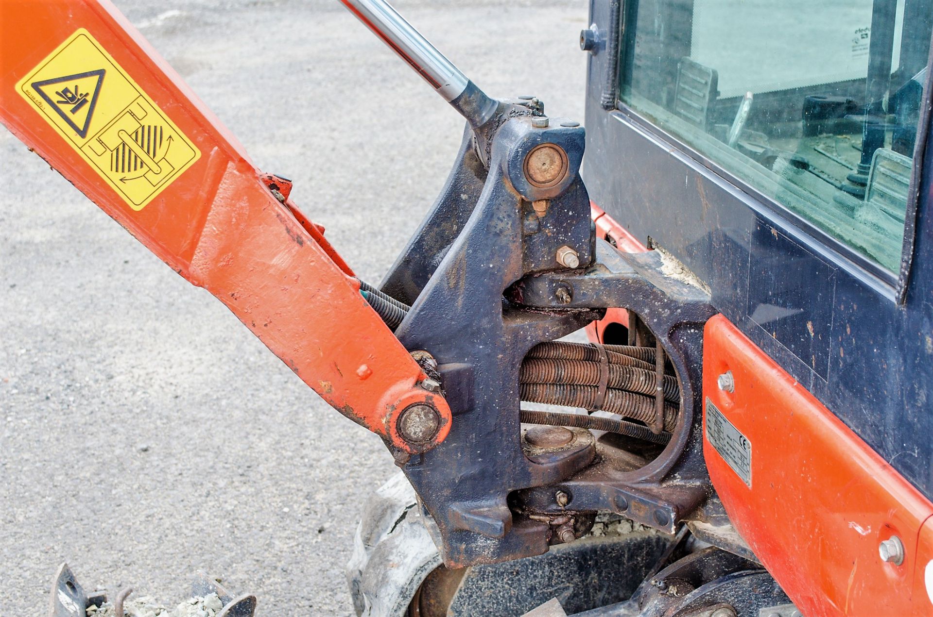 Kubota KX016-4 1.6 tonne rubber tracked mini excavator Year: 2017 S/N: 61800 Recorded Hours: 723 - Image 16 of 22