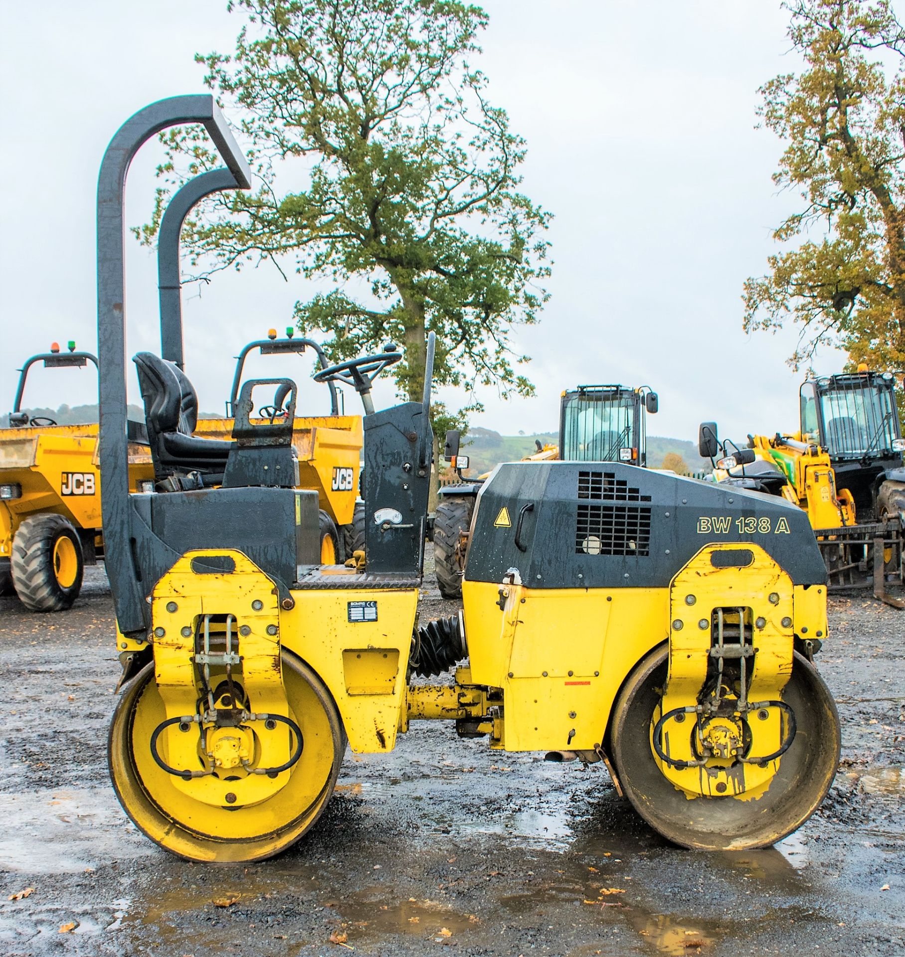 Bomag BW 138-AD double drum ride on roller Year: 2004 S/N: 141939 - Image 7 of 14