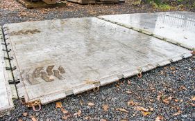 8 ft x 6 ft aluminium road plate/aircraft landing platform (Ex RAF)