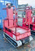 Battery electric rubber tracked mobile personnel lift Recorded Hours: 8225