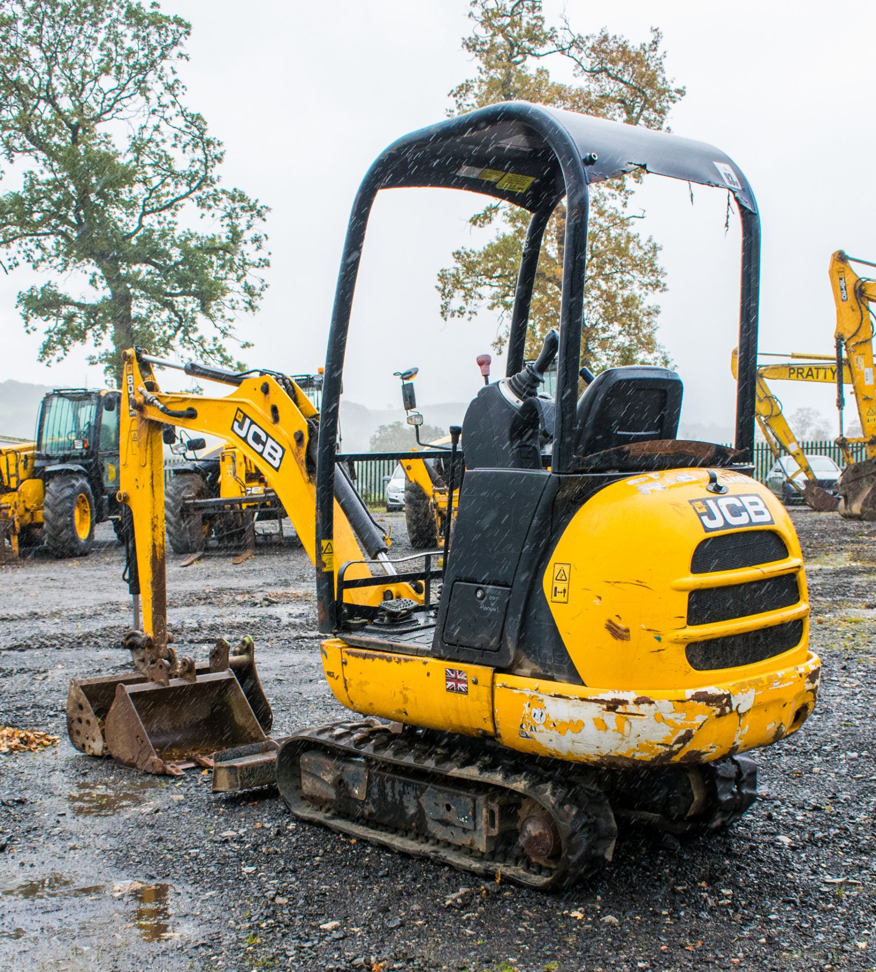 JCB 8014 CTS 1.5 tonne rubber tracked mini excavator  Year:  2014 S/N: 2070466 Recorded Hours: - Image 4 of 18