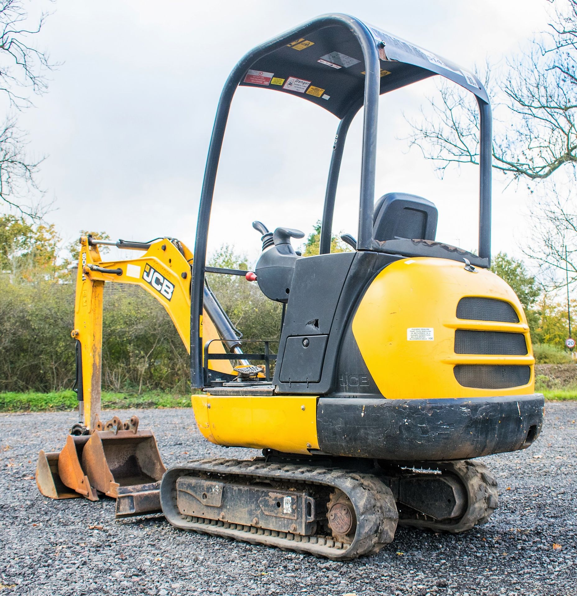 JCB 8014 CTS 1.5 tonne rubber tracked mini excavator  Year:  2014 S/N: 2070498 Recorded Hours: 1274 - Bild 4 aus 19