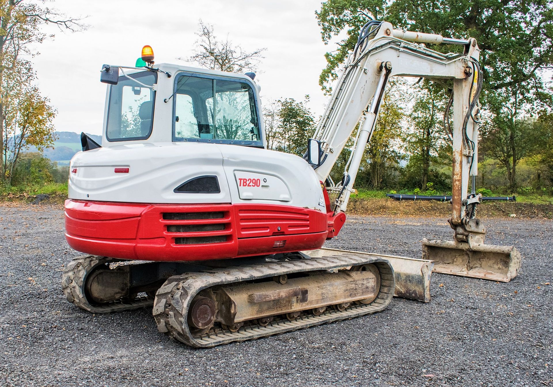 Takeuchi TB290 8.5 tonne rubber tracked excavator Year: 2014 S/N: 00246 Recorded Hours: 5909 - Image 3 of 20