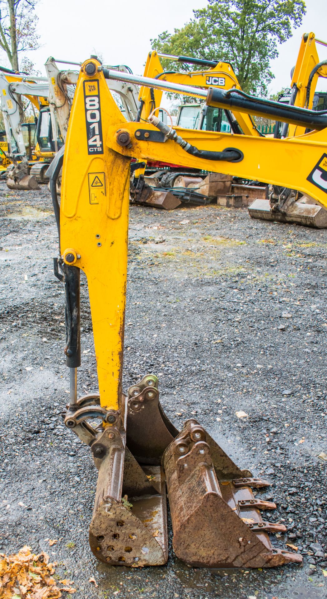 JCB 8014 CTS 1.5 tonne rubber tracked mini excavator  Year:  2014 S/N: 2070466 Recorded Hours: - Image 13 of 18