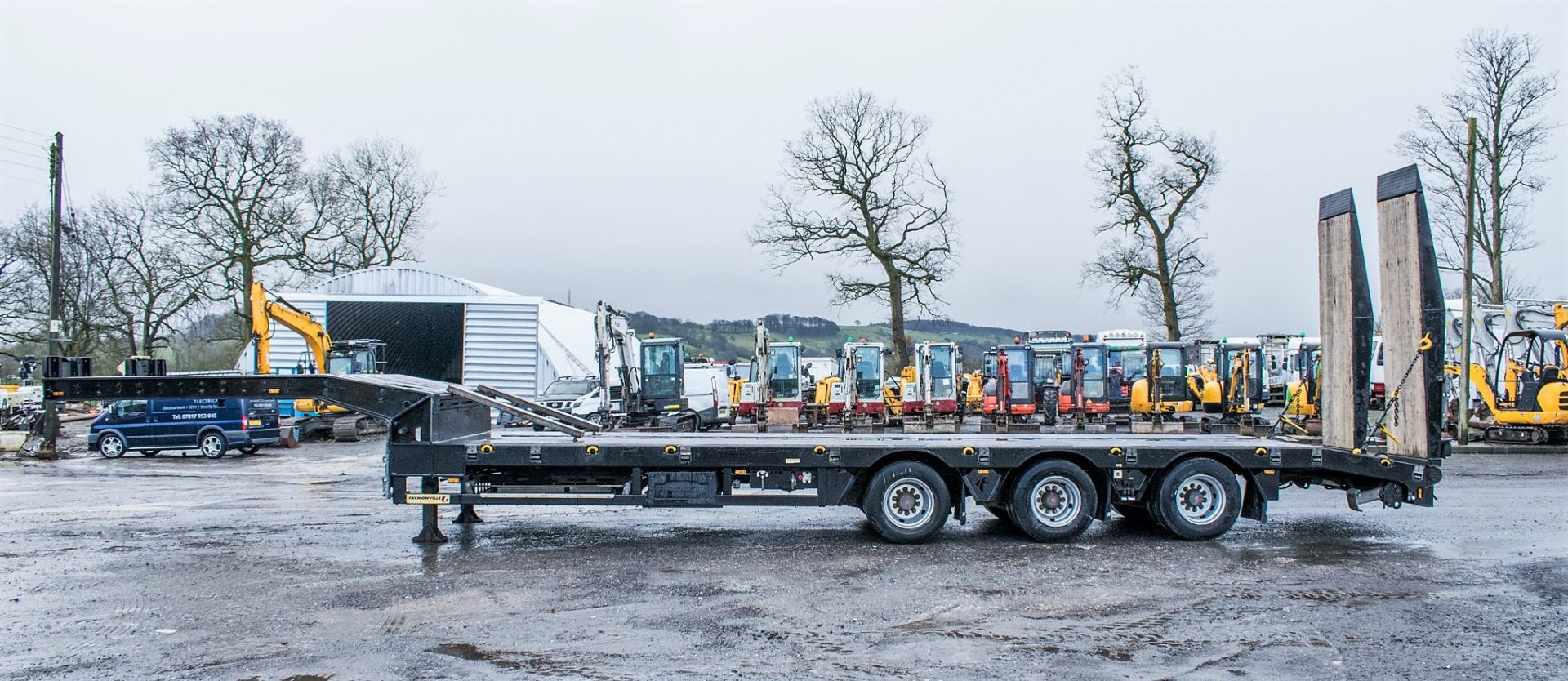 Faymonville STN-3U 13.6 metre step frame tri-axle low loader trailer  Year: 2010 S/N: 309100009291 - Image 8 of 26