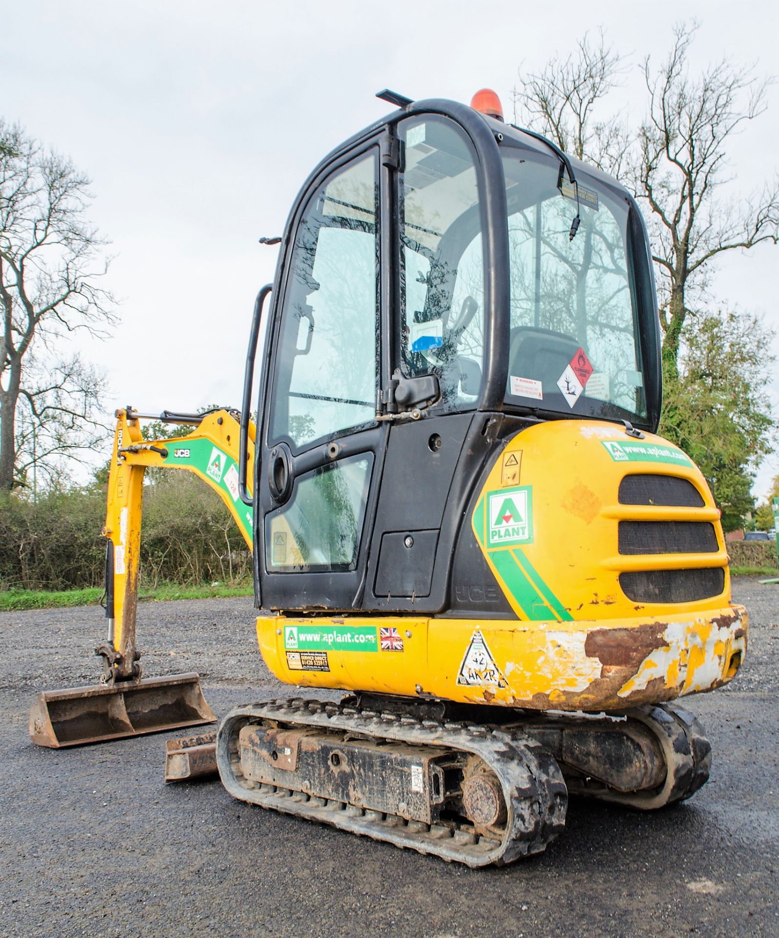 JCB 801.6 CTS 1.5 tonne rubber tracked mini excavator Year: 2014 S/N: 2071611 Recorded Hours: 1927 - Bild 3 aus 20