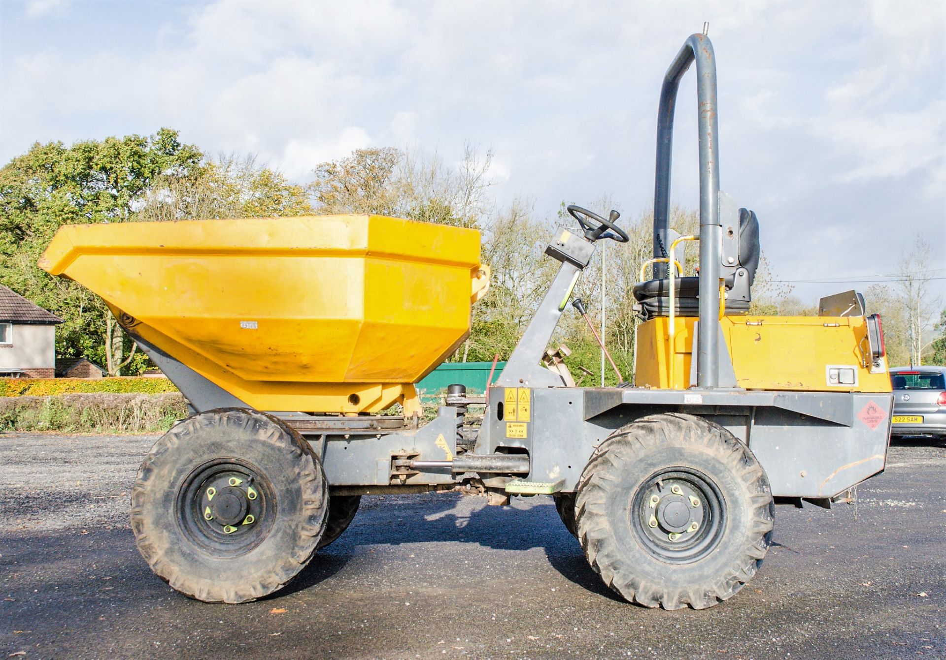 Terex TA3s 3 tonne swivel skip dumper Year: 2013 S/N: ED2NG3989 Recorded Hours: 1715 A600900 - Bild 7 aus 23