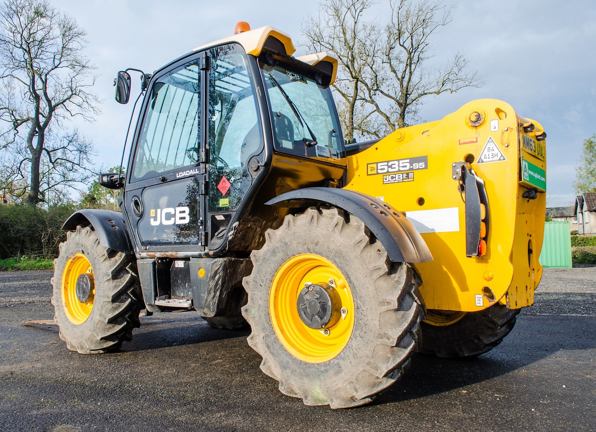 JCB 535-95 9.5 metre telescopic handler Year: 2013 S/N: 2180475 Reg: MM63 UUL  c/w V5 Document - Image 3 of 23