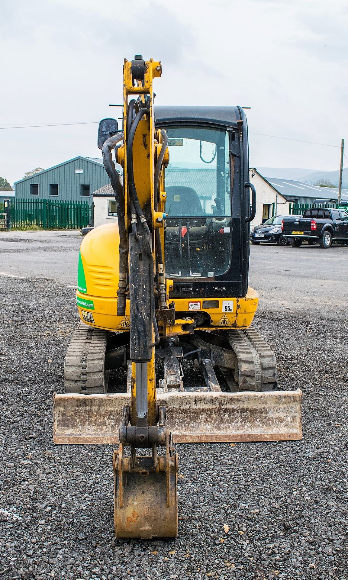 JCB 8030 ZTS 3 tonne rubber tracked zero tail swing mini excavator Year: 2015 S/N: 2432318 - Image 5 of 19