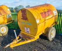 Trailer Engineering site tow 2250 litre bunded fuel bowser c/w Manual pump, delivery hose &
