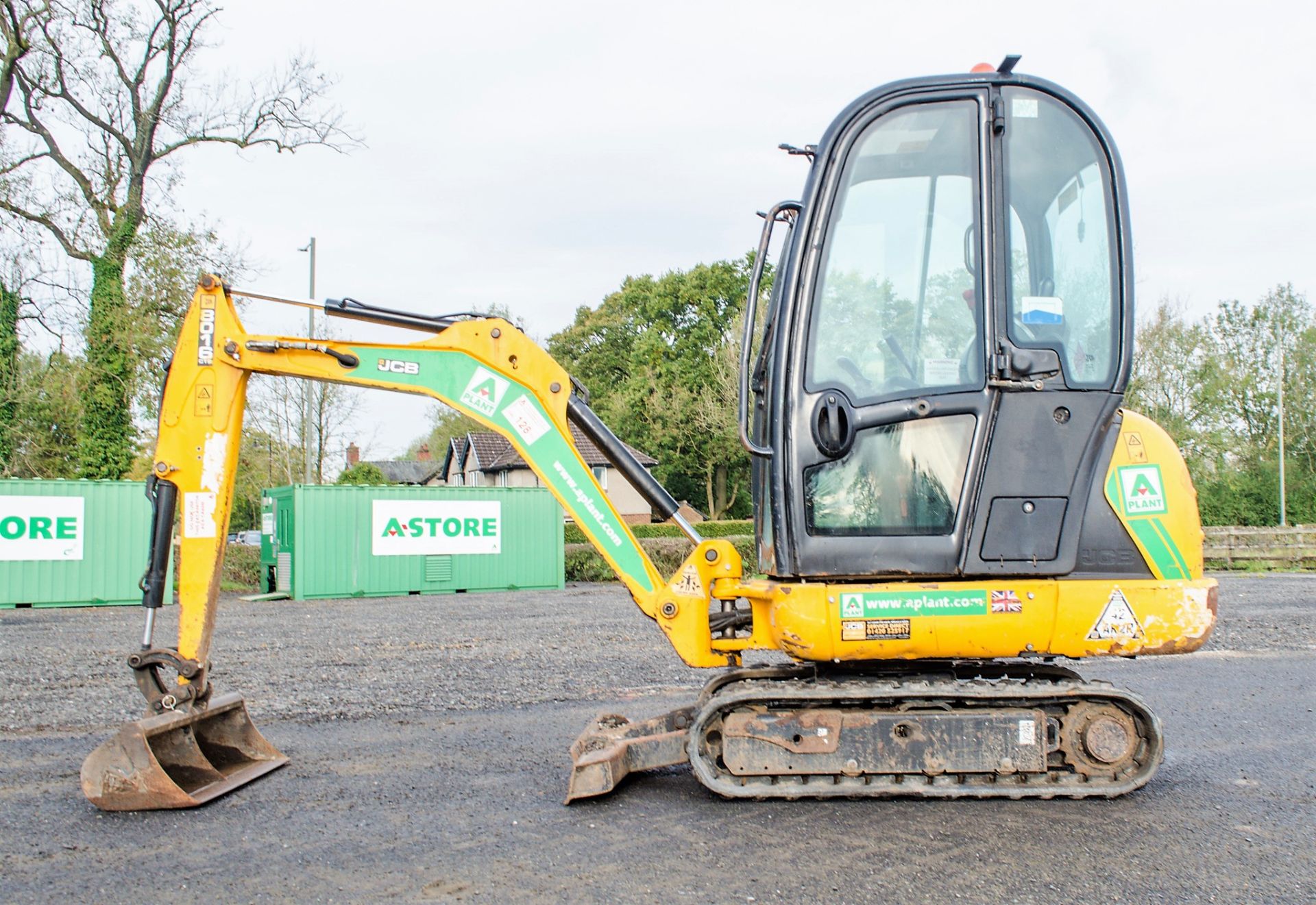 JCB 801.6 CTS 1.5 tonne rubber tracked mini excavator Year: 2014 S/N: 2071611 Recorded Hours: 1927 - Bild 6 aus 20