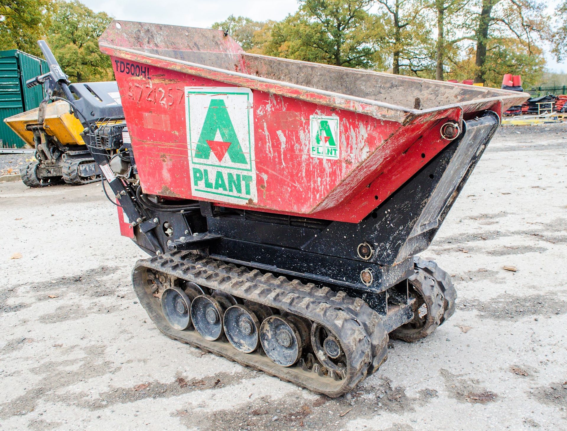 Winget TD 500HL petrol driven walk behind rubber tracked dumper A721257 - Image 2 of 12