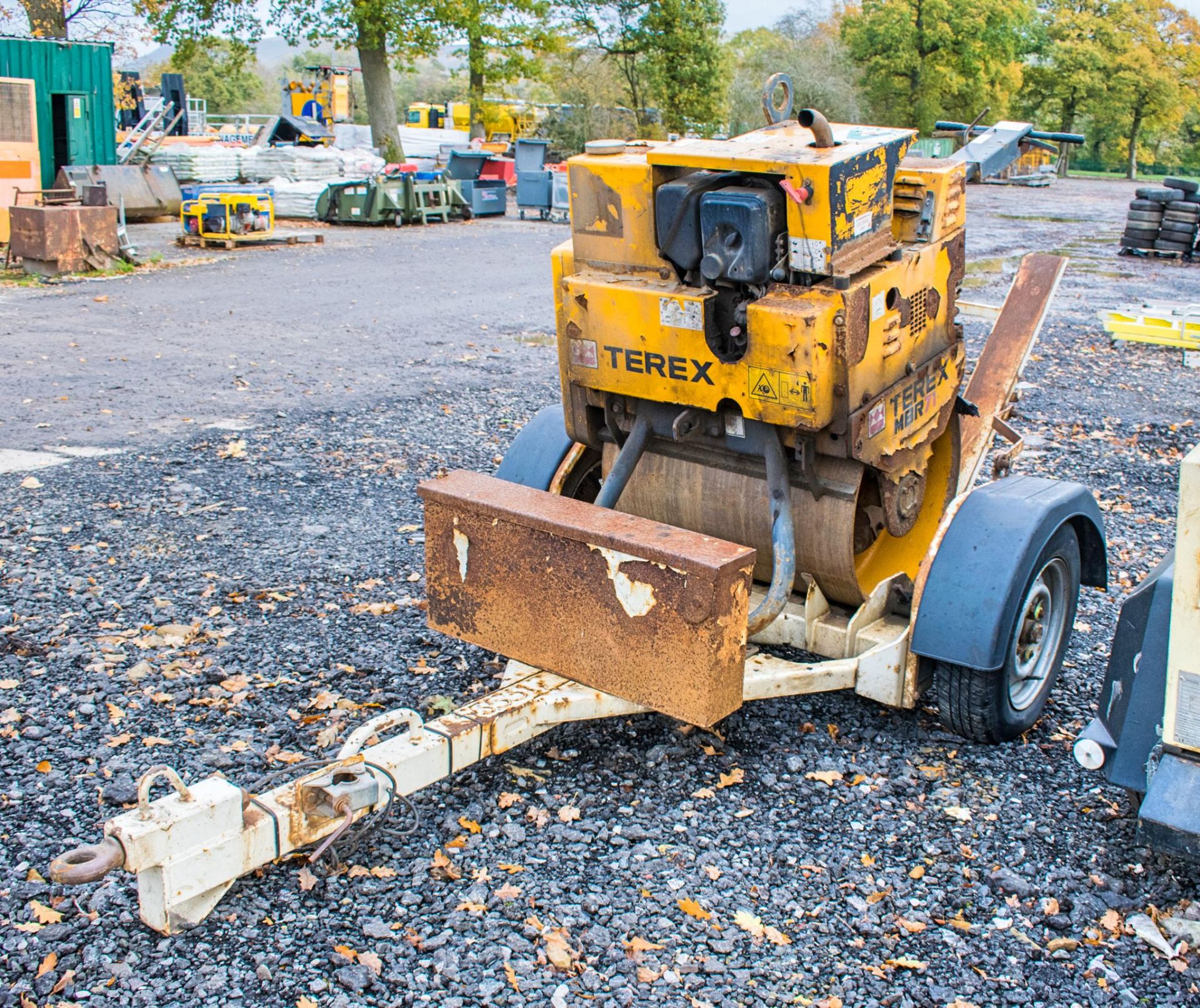 Terex MBR71 diesel driven pedestrian roller breaker Year: 2005 S/N: PM0302 A681528 c/w roller