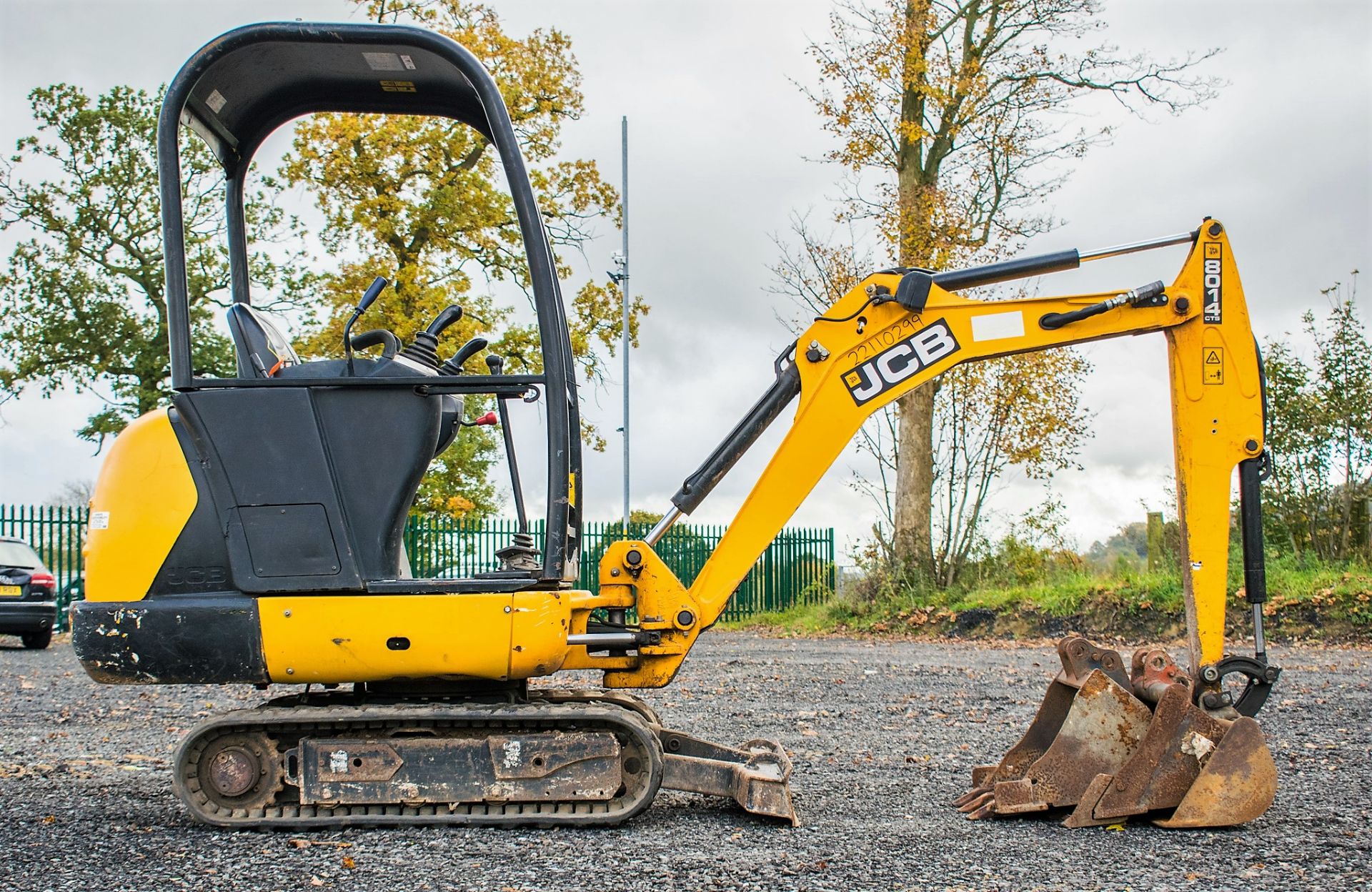 JCB 8014 CTS 1.5 tonne rubber tracked mini excavator  Year:  2014 S/N: 2070498 Recorded Hours: 1274 - Image 7 of 19