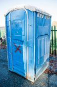 Portable plastic toilet