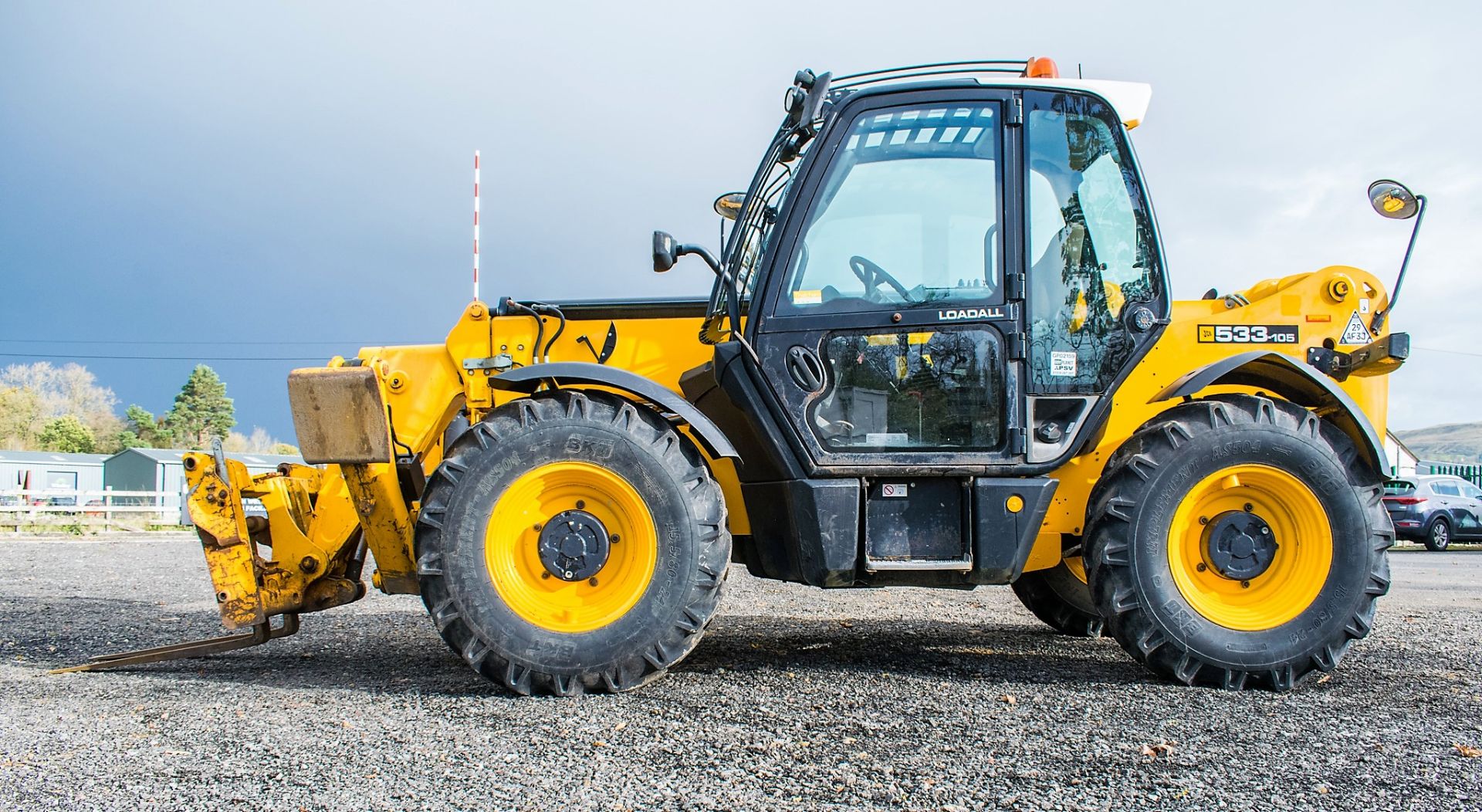 JCB 533-105 10.5 metre telescopic handler Registration Number: KX12 BMO Year: 2012 S/N: 533136 - Image 7 of 22