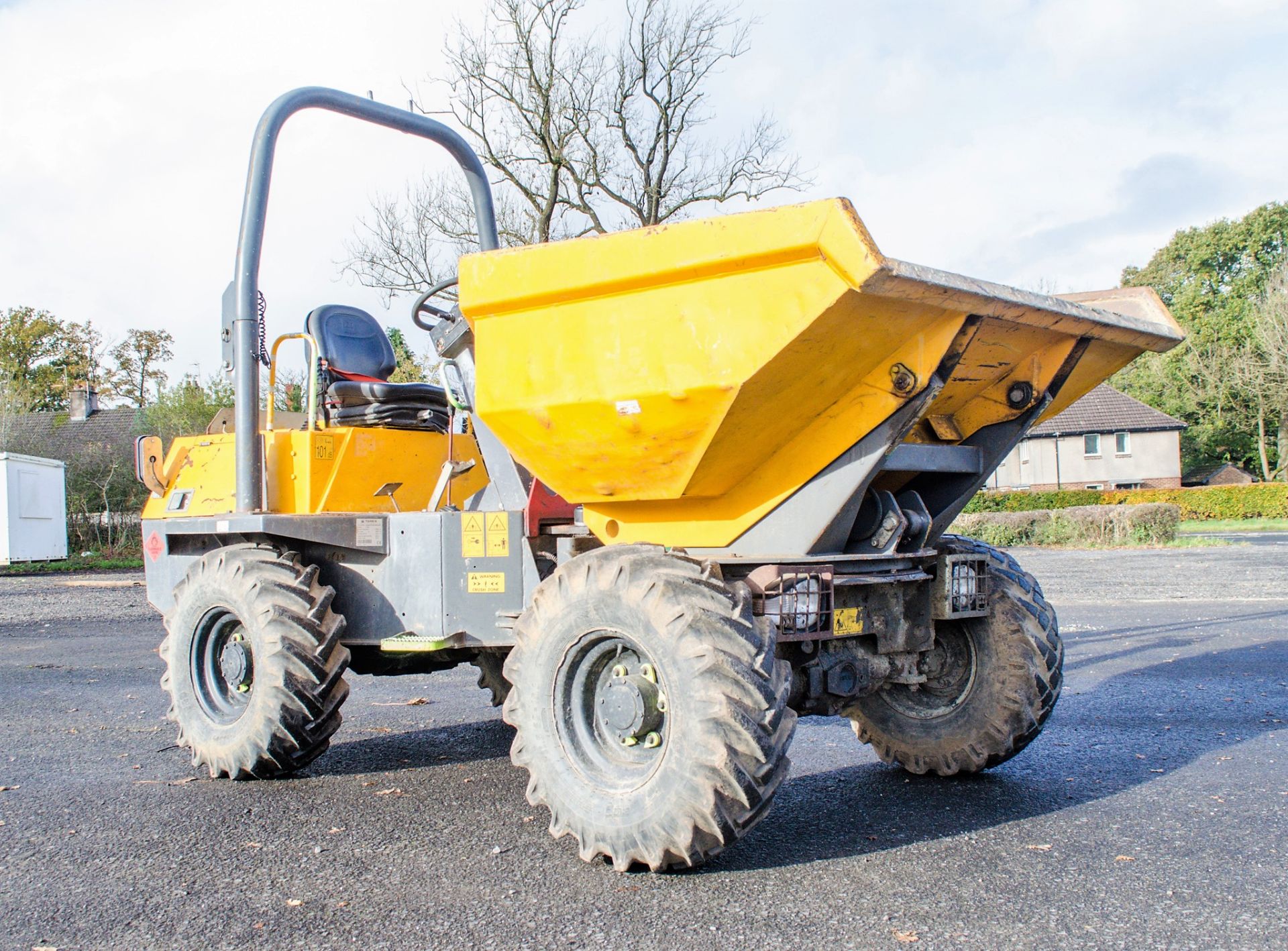 Terex TA3s 3 tonne swivel skip dumper Year: 2013 S/N: ED2NG3989 Recorded Hours: 1715 A600900 - Image 2 of 23