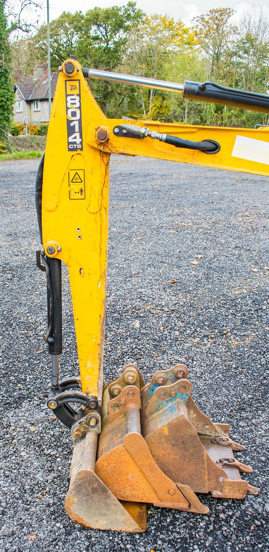 JCB 8014 CTS 1.5 tonne rubber tracked mini excavator  Year:  2014 S/N: 2070498 Recorded Hours: 1274 - Image 13 of 19