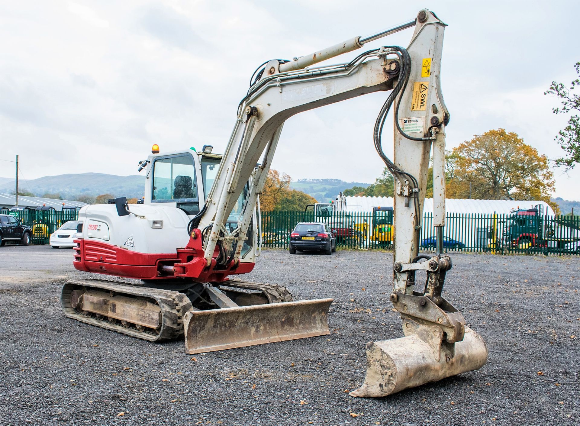 Takeuchi TB290 8.5 tonne rubber tracked excavator Year: 2014 S/N: 00246 Recorded Hours: 5909 - Image 2 of 20