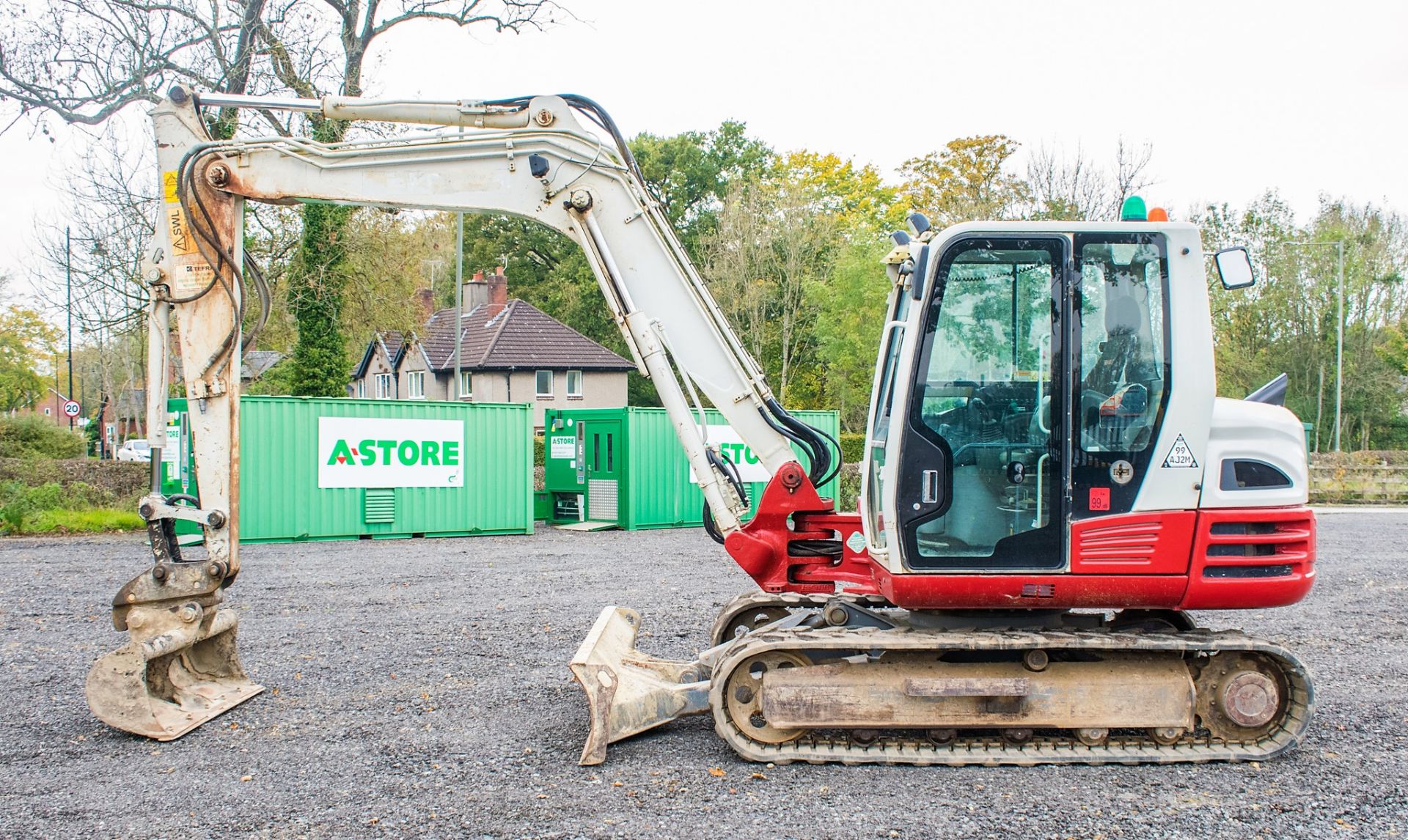 Takeuchi TB290 8.5 tonne rubber tracked excavator Year: 2014 S/N: 00246 Recorded Hours: 5909 - Image 7 of 20