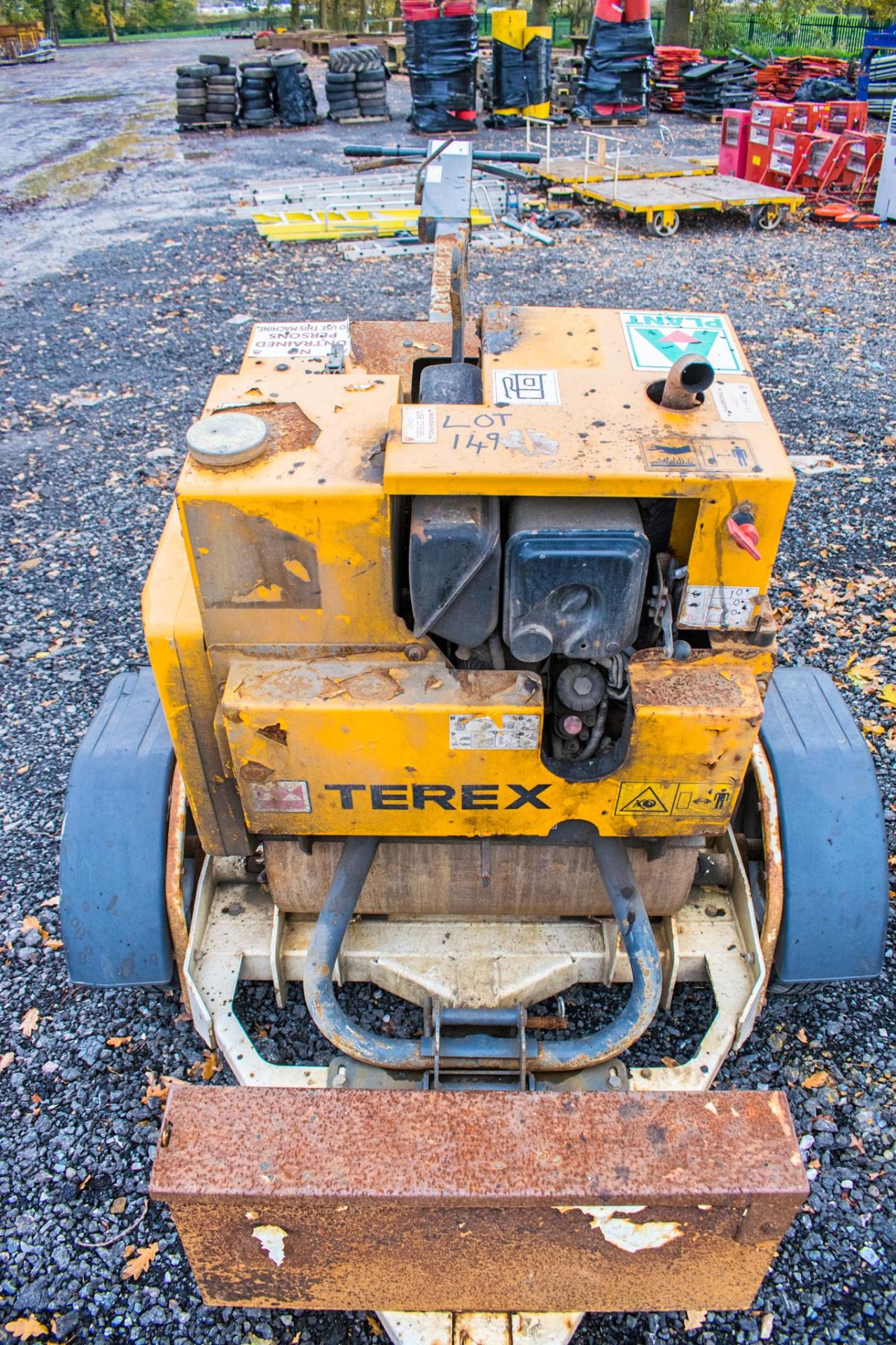 Terex MBR71 diesel driven pedestrian roller breaker Year: 2005 S/N: PM0302 A681528 c/w roller - Image 3 of 5