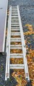 3 stage aluminium ladder