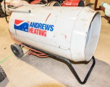 Andrews 110v gas fired space heater CO