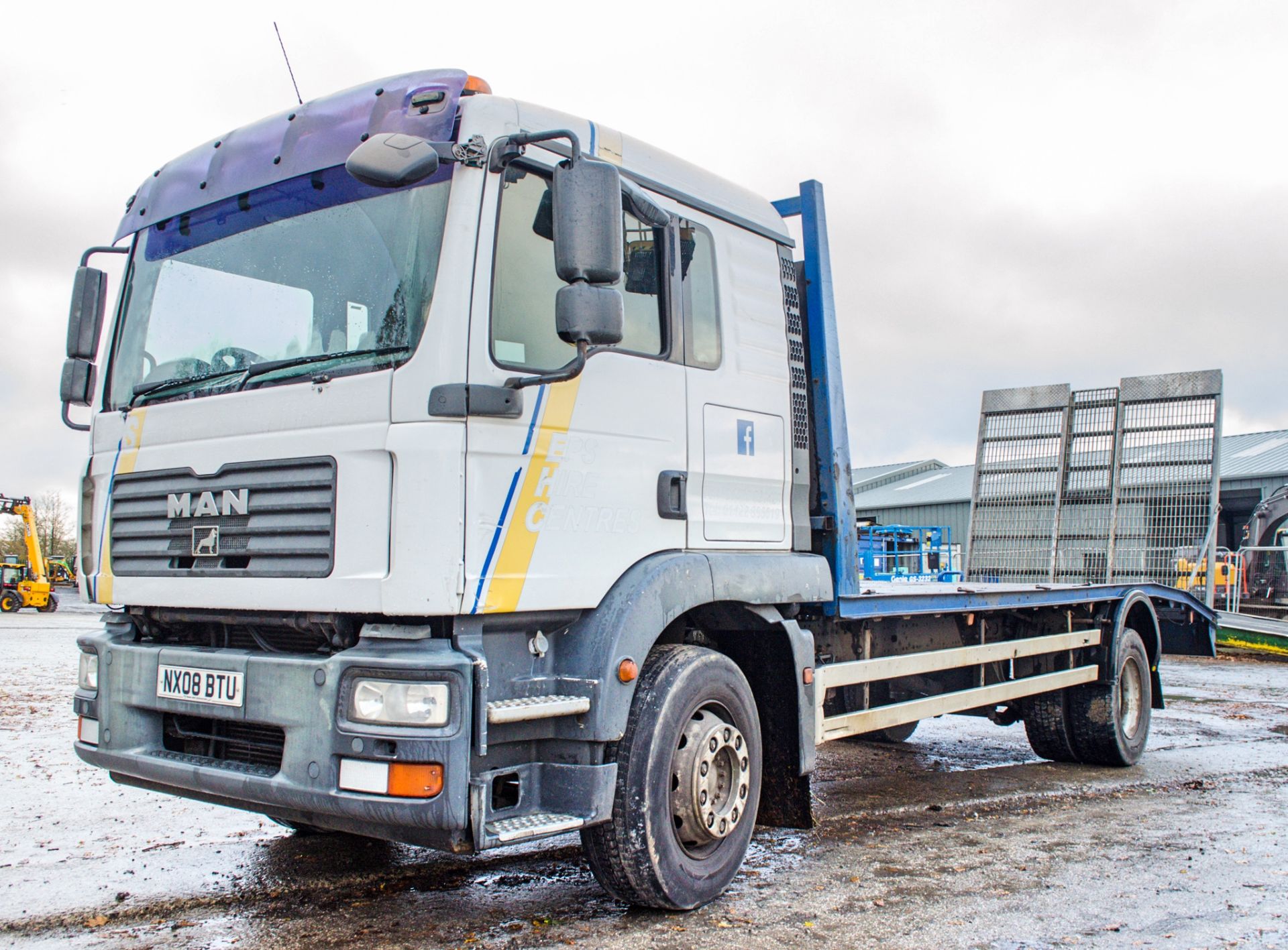 MAN TG-M 18 tonne beavertail plant lorry Registration Number: NX08 BTU Date of Registration: 23/04/