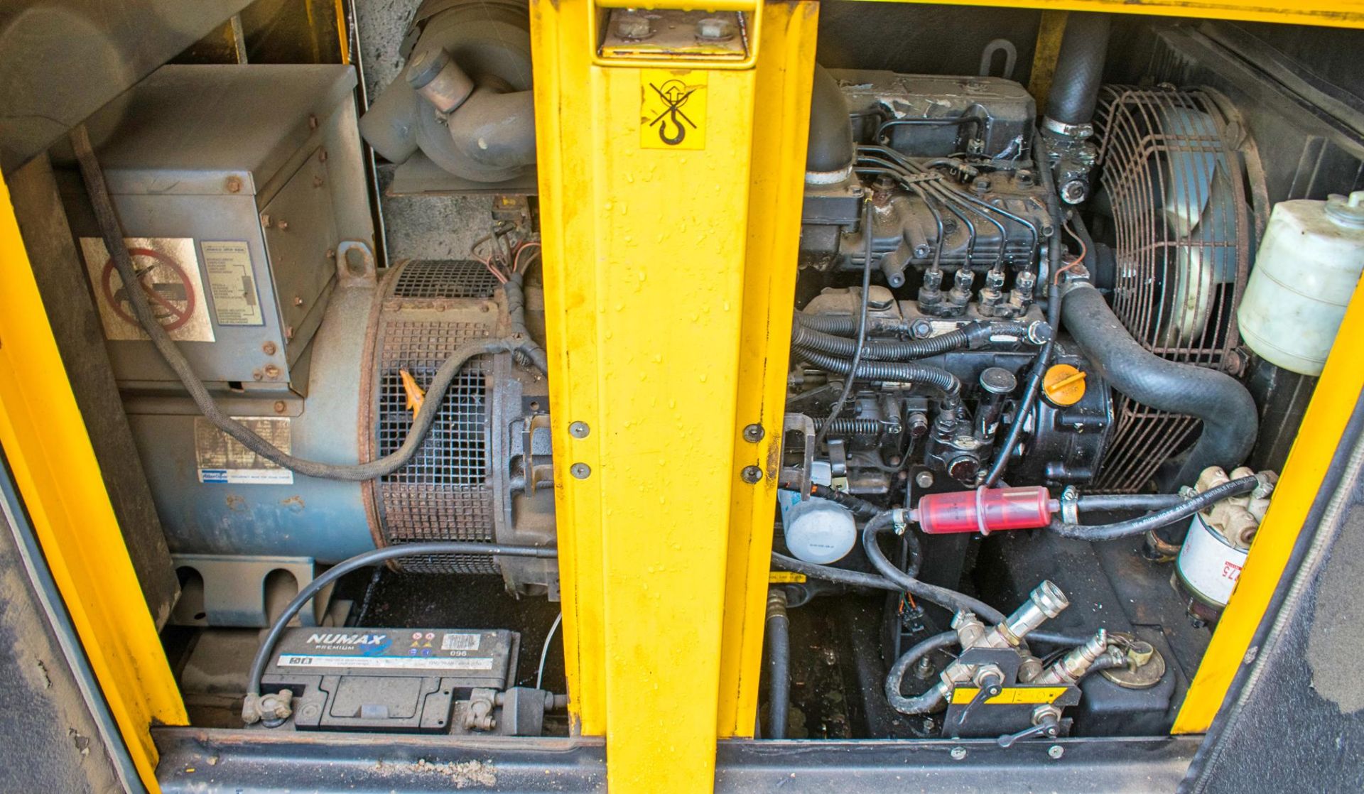Atlas Copco QAS38 diesel driven generator Year: 2002 S/N: 396571 Recorded Hours: 7249 MS245 - Image 3 of 5