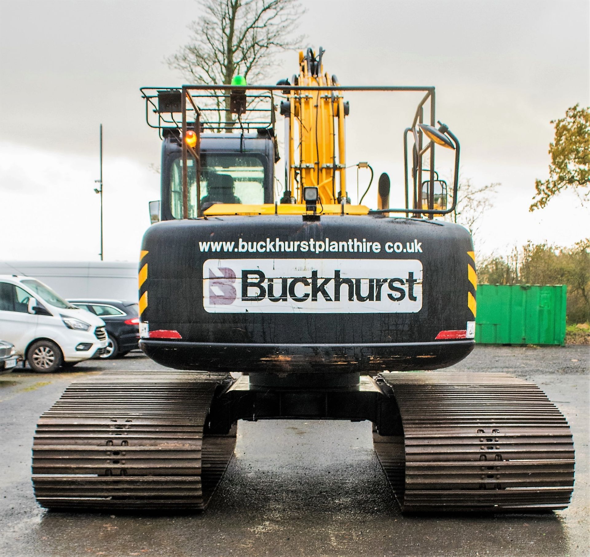 JCB JS130-LC 13 tonne steel tracked excavator Year: 2012 S/N: 786610 Recorded Hours: 6421 Piped, air - Image 6 of 24