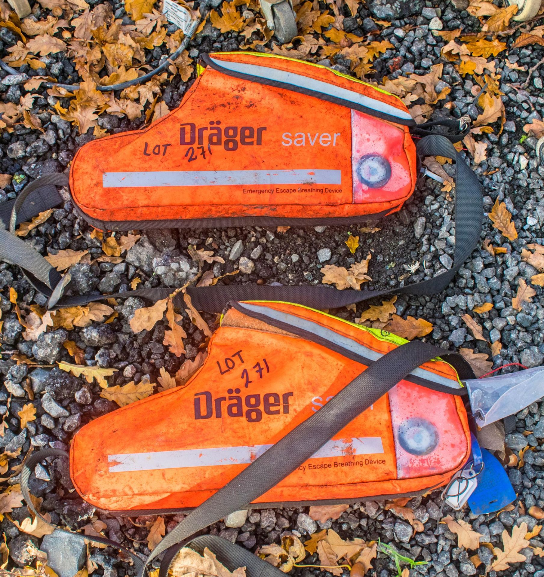 2 - Drager emergency escape breathing sets