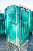 Plastic portable toilet