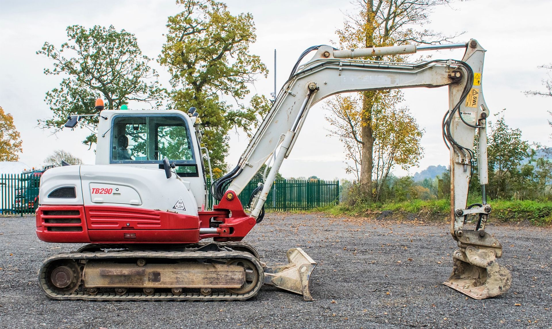 Takeuchi TB290 8.5 tonne rubber tracked excavator Year: 2014 S/N: 00246 Recorded Hours: 5909 - Image 6 of 20