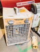 Master 110v fan heater CO