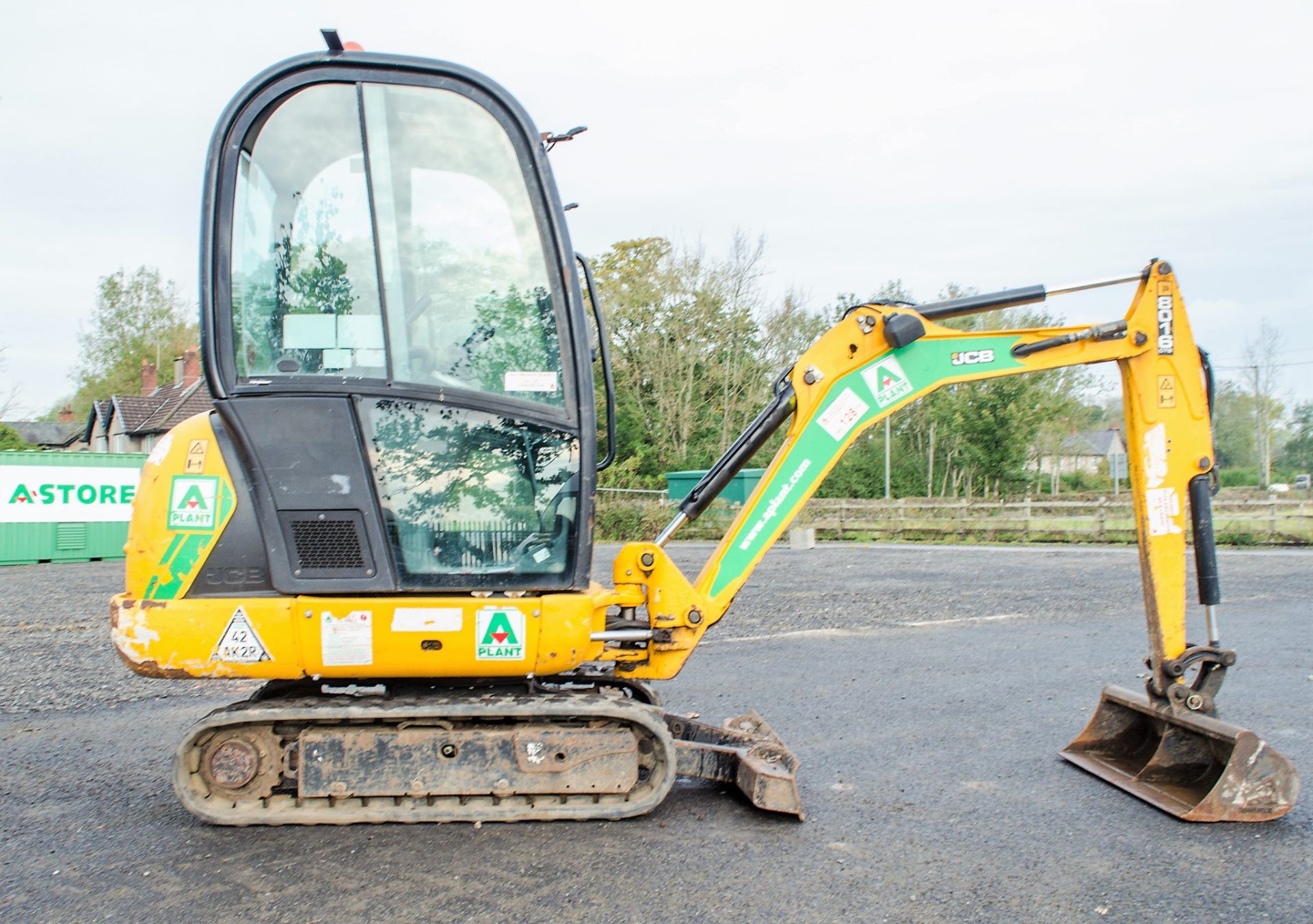 JCB 801.6 CTS 1.5 tonne rubber tracked mini excavator Year: 2014 S/N: 2071611 Recorded Hours: 1927 - Bild 7 aus 20