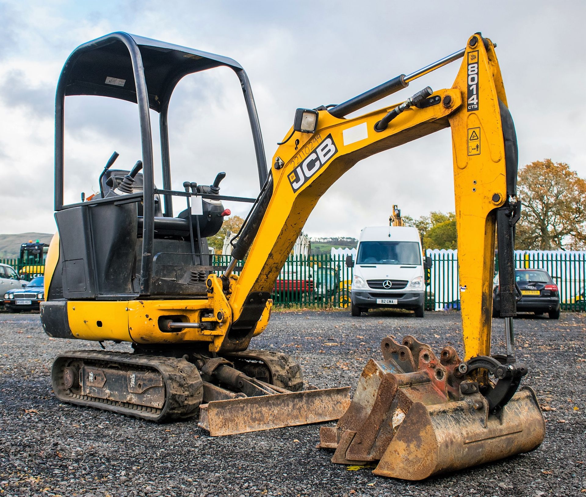 JCB 8014 CTS 1.5 tonne rubber tracked mini excavator  Year:  2014 S/N: 2070498 Recorded Hours: 1274 - Bild 2 aus 19