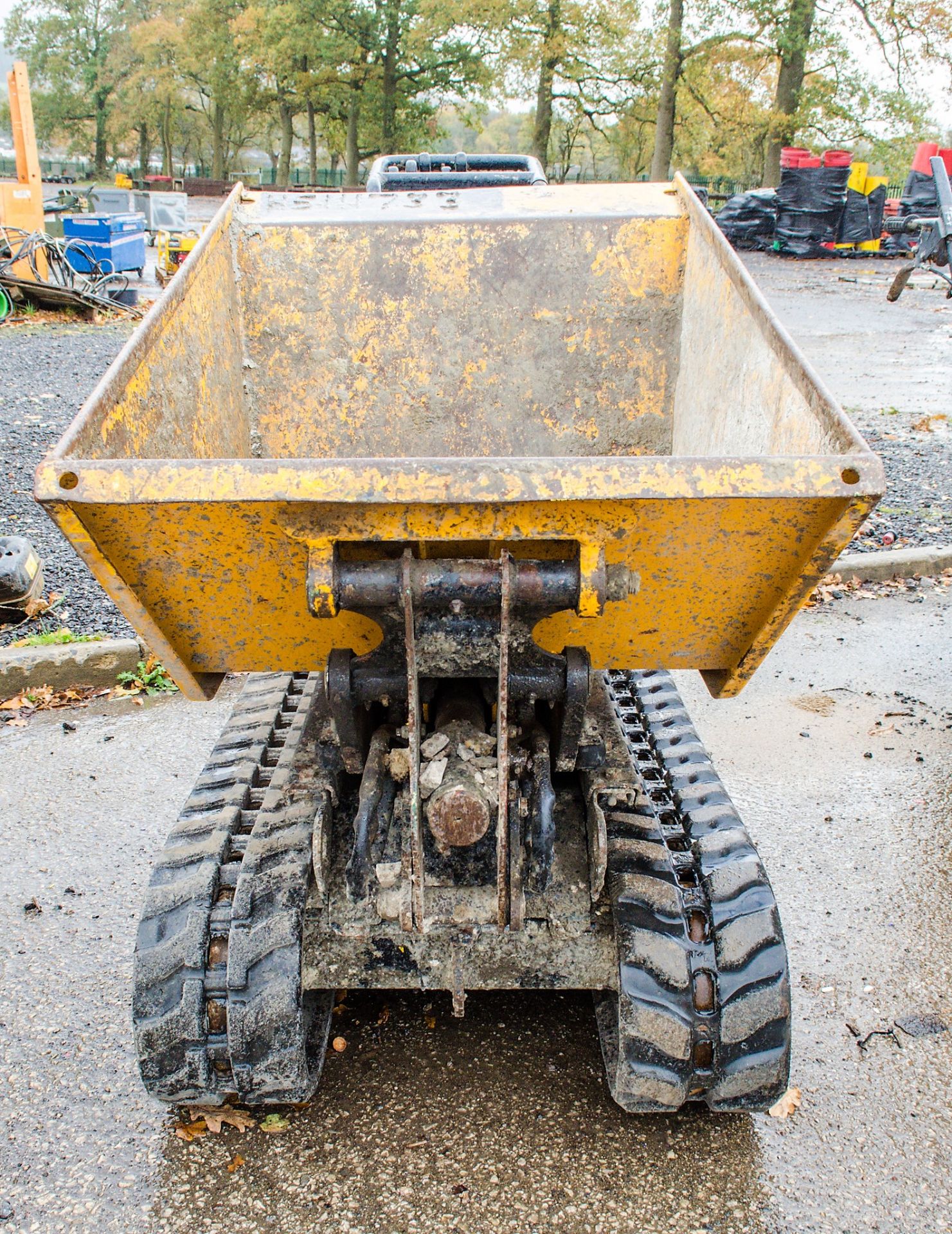 JCB HTD-5 diesel driven walk behind hi-tip rubber tracked dumper 5111733 - Image 5 of 10