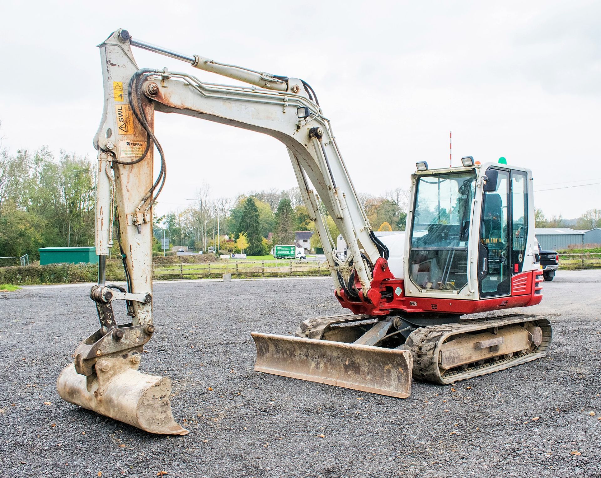 Takeuchi TB290 8.5 tonne rubber tracked excavator Year: 2014 S/N: 00246 Recorded Hours: 5909