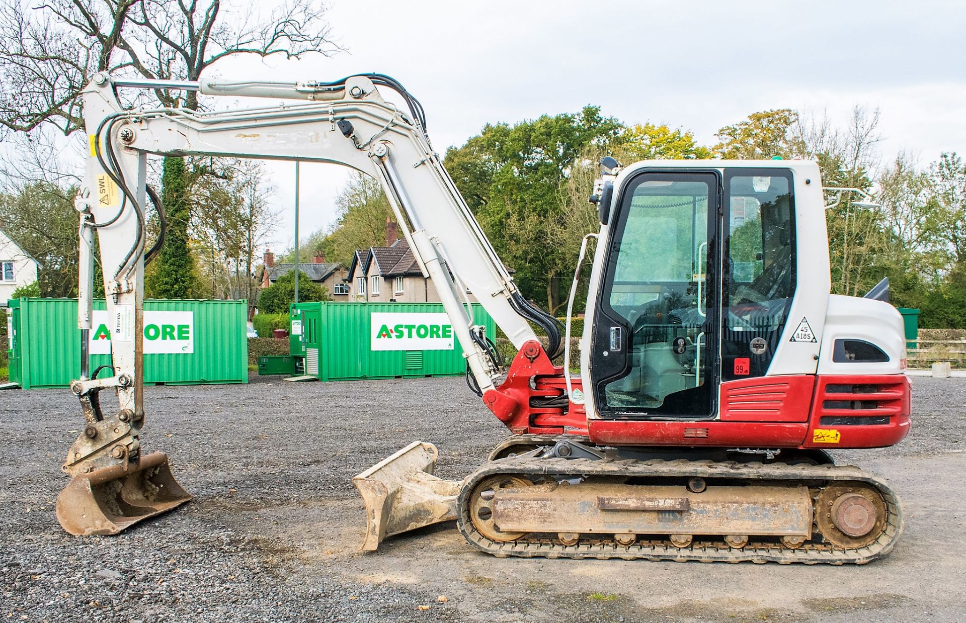 Takeuchi TB290 8.5 tonne rubber tracked excavator Year: 2014 S/N: 00158 Recorded Hours: 7040 - Image 7 of 18