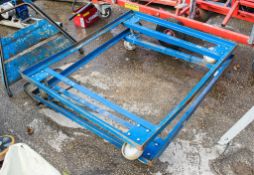 2 - steel trolleys ** castors bent **