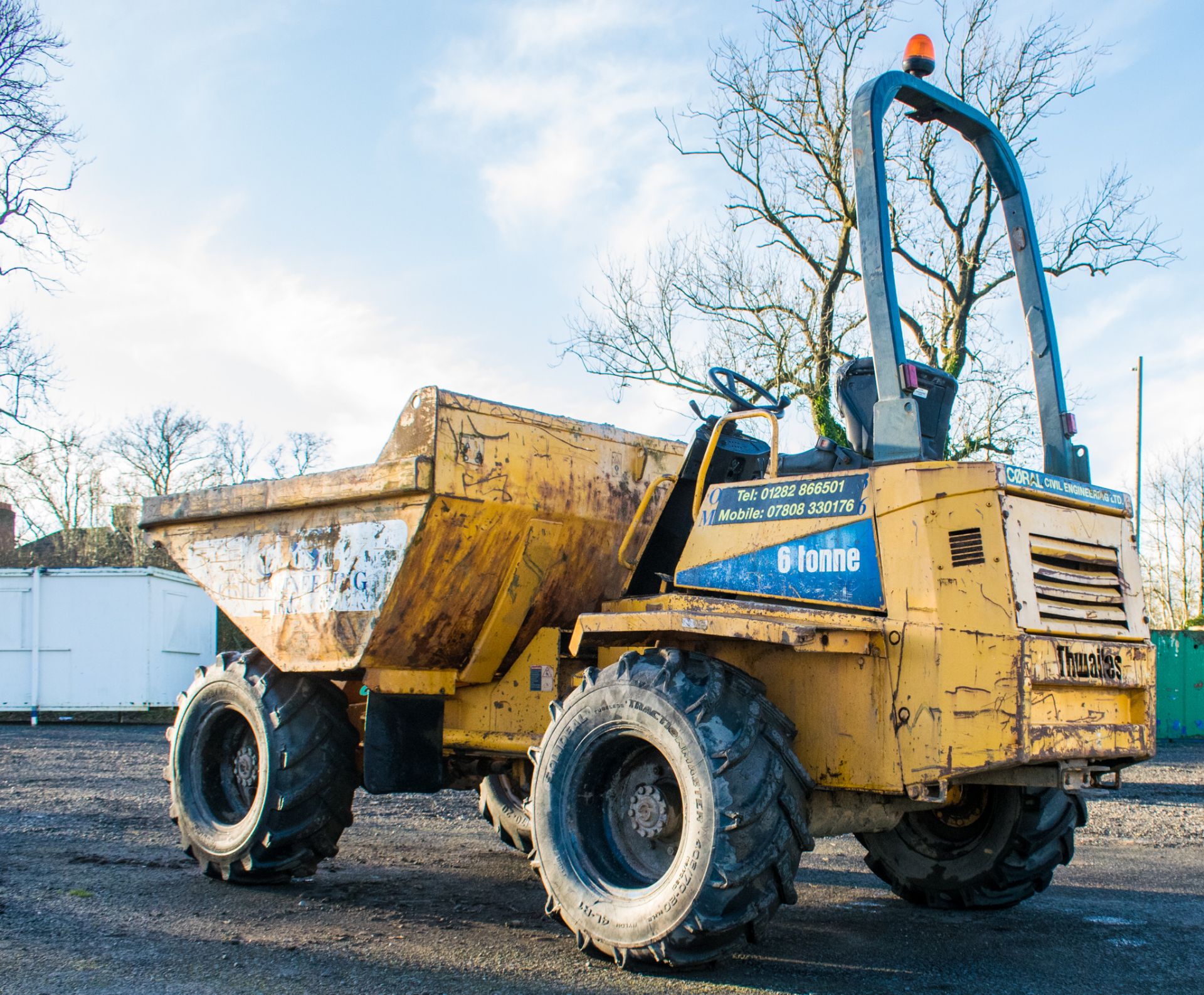 Thwaites 6 tonne straight skip dumper Year: 2004 S/N: A3841   MDS2    34 Recorded Hours: 4676 - Image 4 of 18