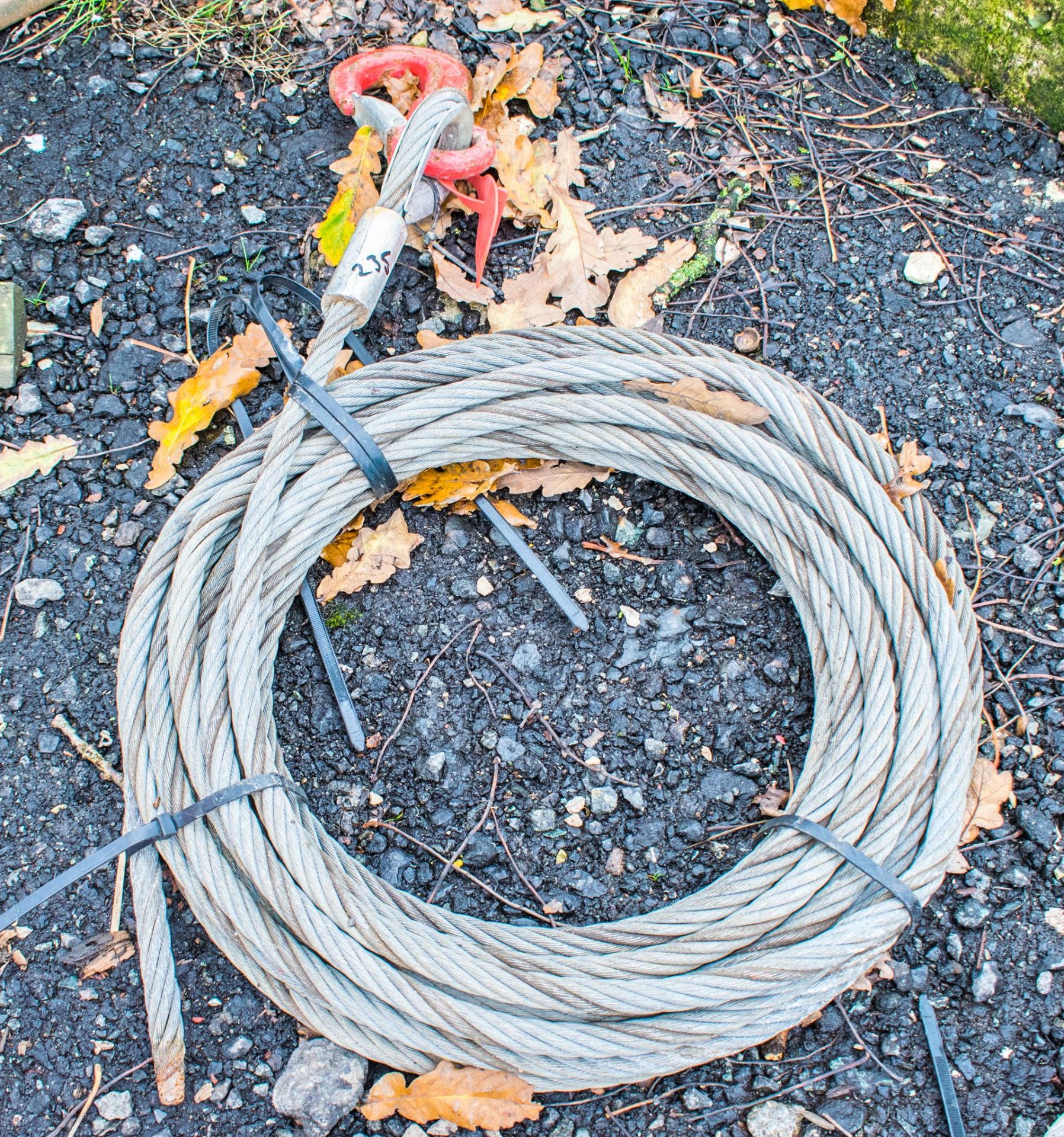 Steel rope & hook A376419