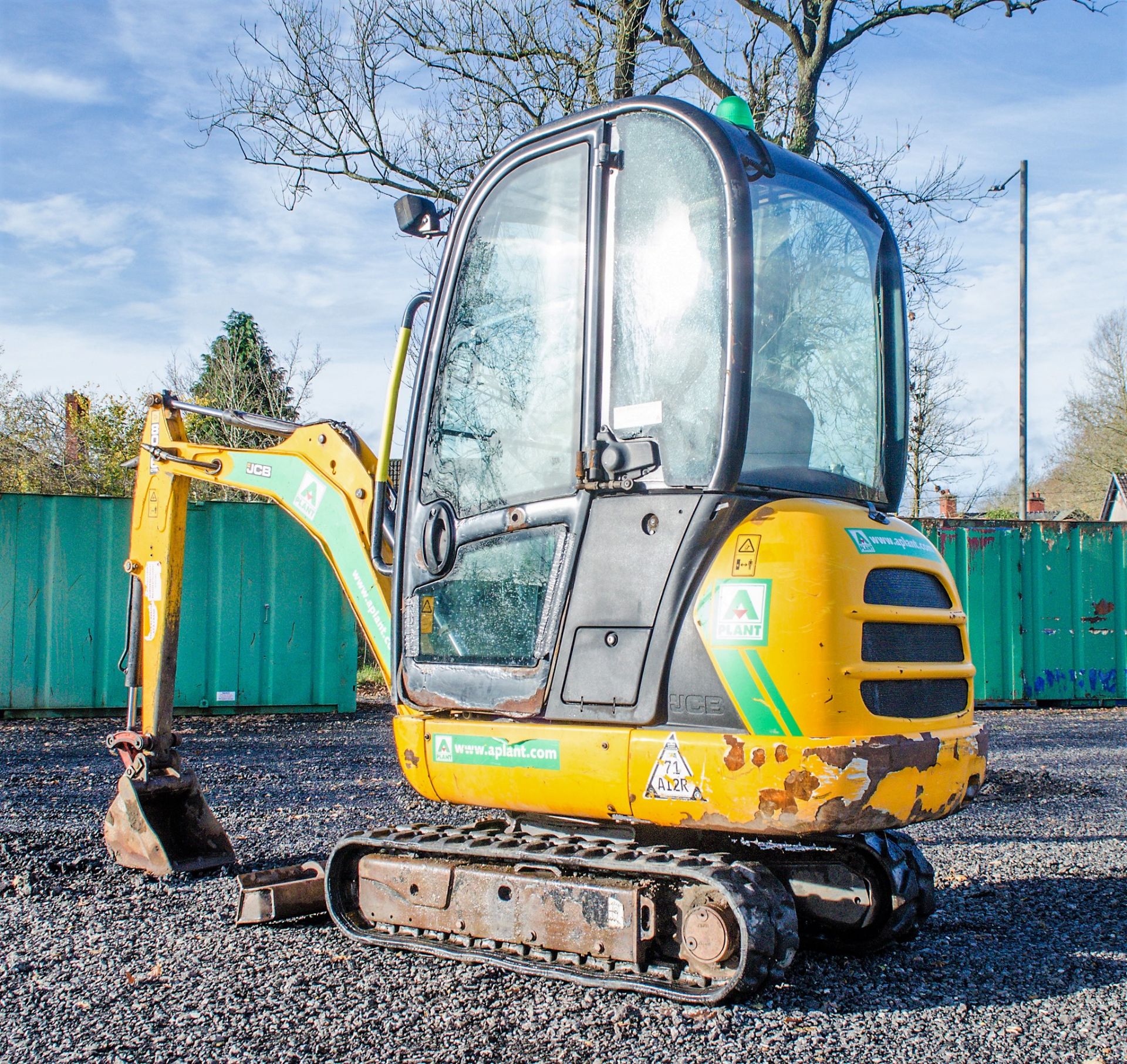 JCB 801.6 1.5 tonne rubber tracked mini excavator Year: 2013 S/N: 2071477 Recorded Hours: 1477 - Image 4 of 25