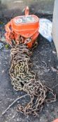 Tiger 1 tonne chain block INT3113