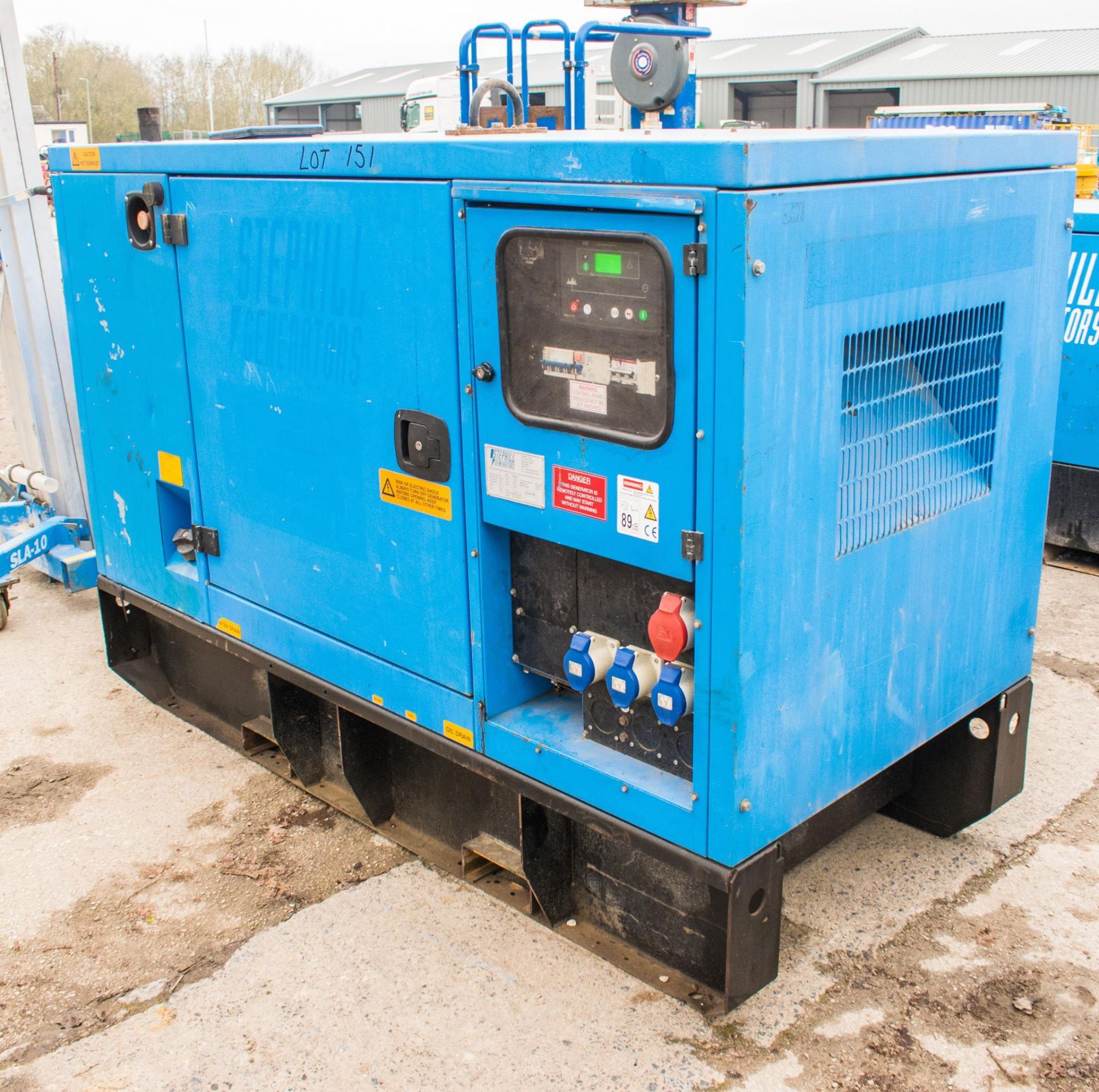 Stephill SSDP33 33 kva diesel driven generator S/N: 306582 Recorded Hours: 7105 GEN873