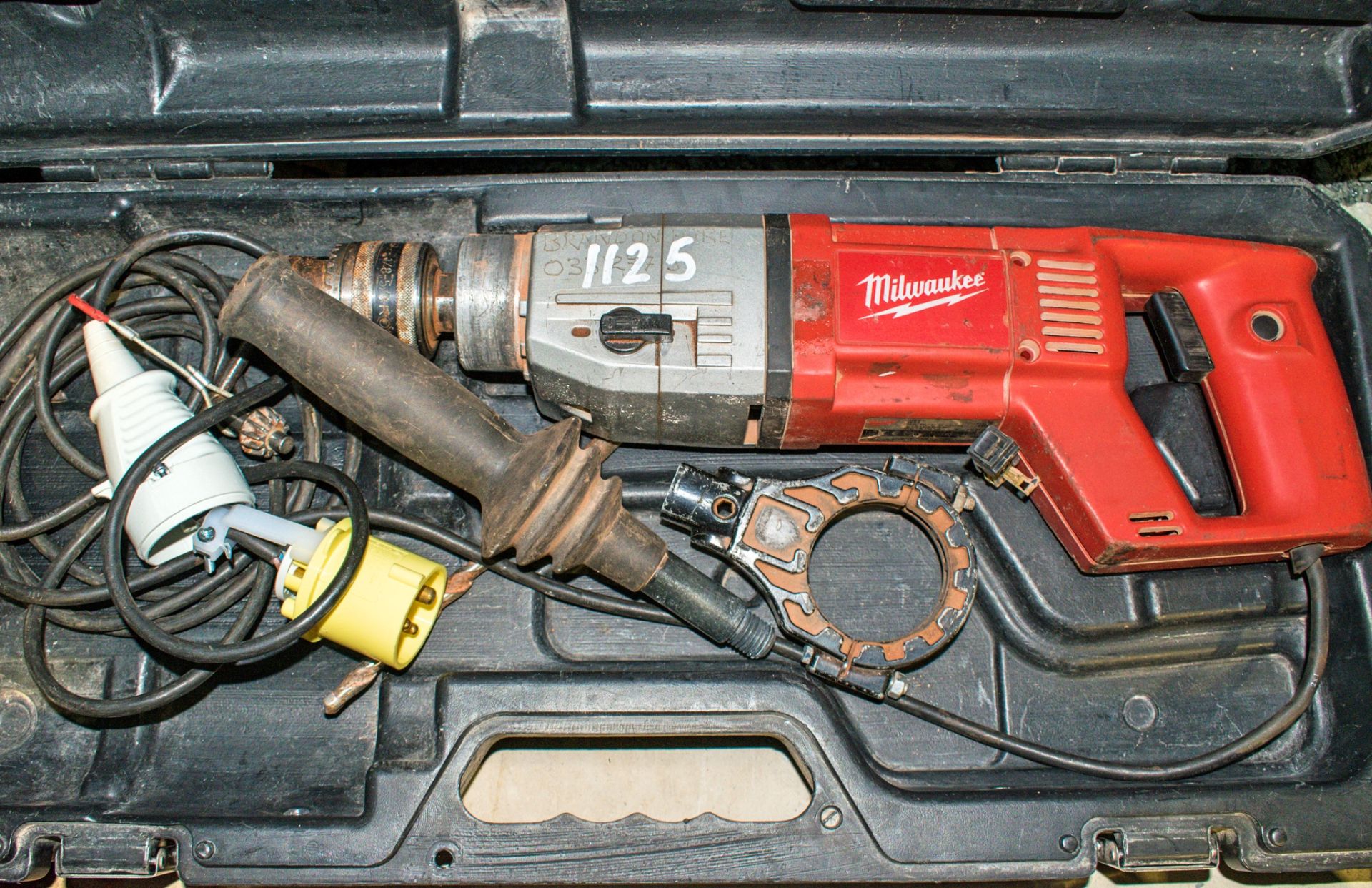 Milwaukee 110v power drill c/w carry case