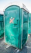 Portable plastic toilet