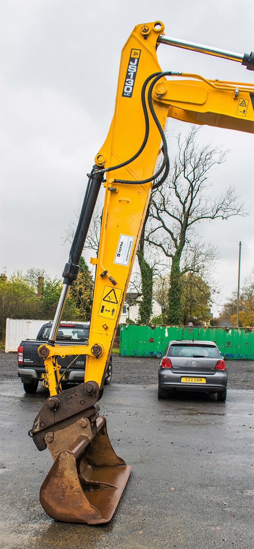 JCB JS130-LC 13 tonne steel tracked excavator Year: 2012 S/N: 786610 Recorded Hours: 6421 Piped, air - Image 16 of 24